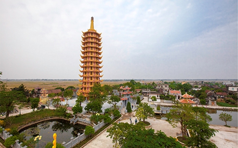 Khánh thành Bảo Tháp Đại Bi lớn nhất Nam Định