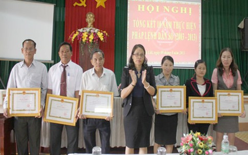 Đắk Lắk: Tổng kết 10 năm thực hiện Pháp lệnh Dân số 