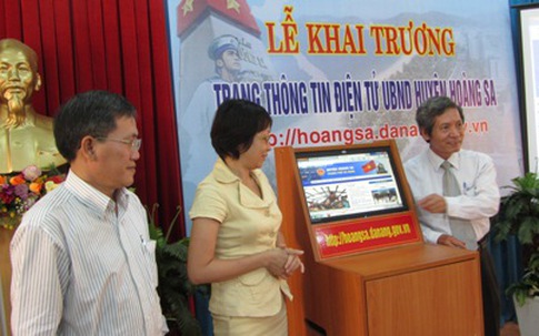 Ra mắt Trang thông tin điện tử huyện đảo Hoàng Sa