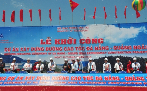 Đường cao tốc Đà Nẵng – Quảng Ngãi chính thức khởi công