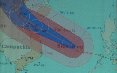 Chính phủ chỉ đạo: Kiên quyết di dời dân ra khỏi vùng ảnh hưởng  nguy hiểm của bão Haiyan 