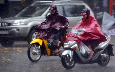 Cả nước nhiều nơi có mưa từ nay tới qua dịp 2/9