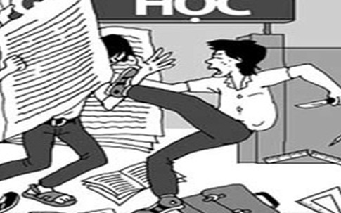 Đuổi học vĩnh viễn sinh viên đánh thầy cướp của