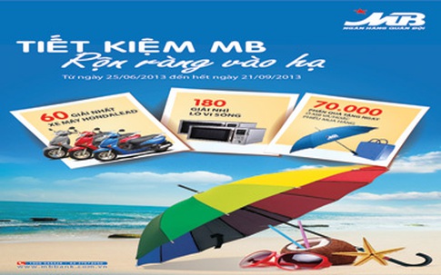 MB triển khai chương trình “Tiết kiệm MB, rộn ràng vào hạ”