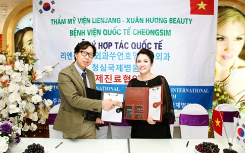 Thẩm mỹ Xuân Hương và bệnh viện Cheongsim ký kết hợp tác