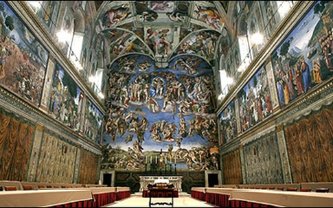 Nhà nguyện Sistine : sự sáng tạo của con người
