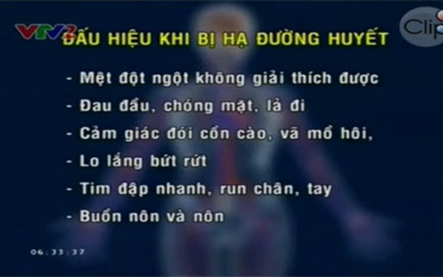 Hạ đường huyết và cách phòng tránh