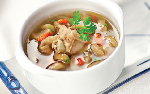 Canh sườn củ cải muối