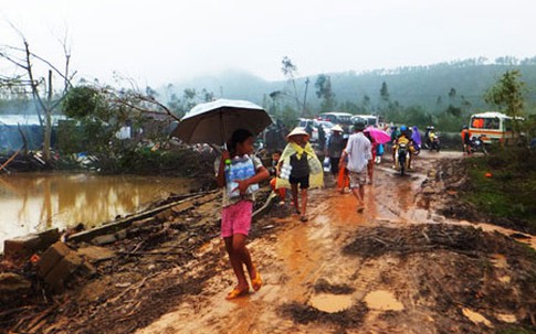Bộ Y tế không để dịch bệnh xảy ra ở Nam Trung Bộ sau bão số 15