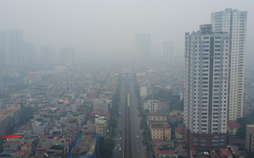 Hà Nội đứng đầu danh sách các thành phố ô nhiễm, người dân  'nghẹt thở' trong lớp sương mù đặc quánh