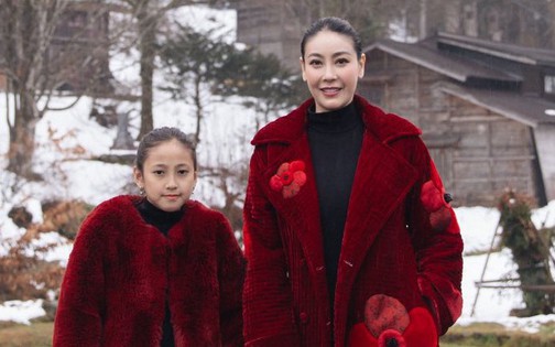 Con trai và con gái Hà Kiều Anh thu hút sự chú ý