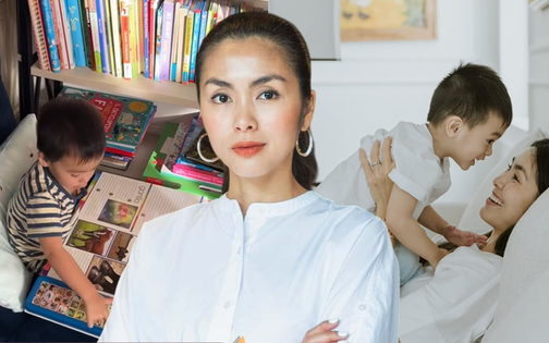 Sống trong biệt thự triệu đô 3 mặt tiền, Tăng Thanh Hà vẫn cho con dùng đồ bình dân, được cộng đồng mạng nể phục cách dạy con