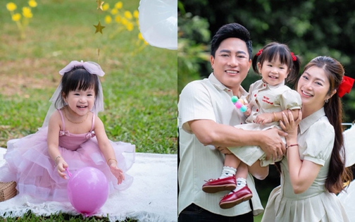 Con gái Thanh Trúc - Châu Khải Phong đáng yêu tuổi lên 2