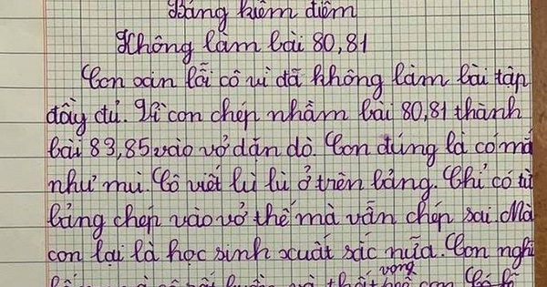 Viết bản kiểm điểm không làm bài tập cần lưu ý những gì?
