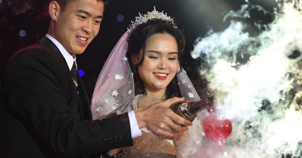 5 điểm ấn tượng trong đám cưới cầu thủ Duy Mạnh và hotgirl Quỳnh Anh