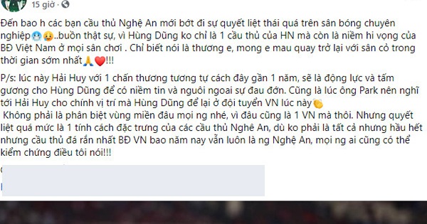 Tranh cãi gay gắt việc MC Thành Trung “phân biệt vùng miền” sau chấn thương kinh hoàng của Hùng Dũng