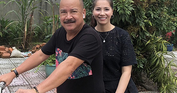 Nghệ sĩ Hoàng Sơn U60 hạnh phúc bên bà xã cựu người mẫu