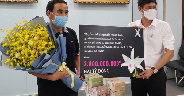 Quyền Linh và người yêu lan ủng hộ 2 tỷ đồng cho Bắc Giang và Bệnh viện K