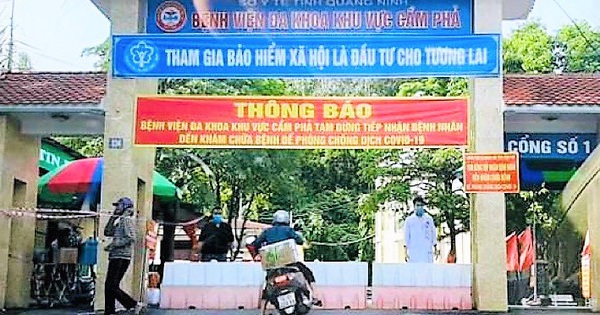 Quảng Ninh: Phong tỏa tạm thời một bệnh viện do liên quan ca mắc COVID-19
