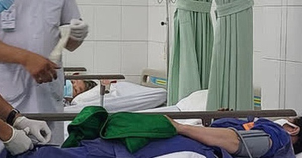 Nữ phụ hồ bị 7 cây sắt dài 1m đâm xuyên chân
