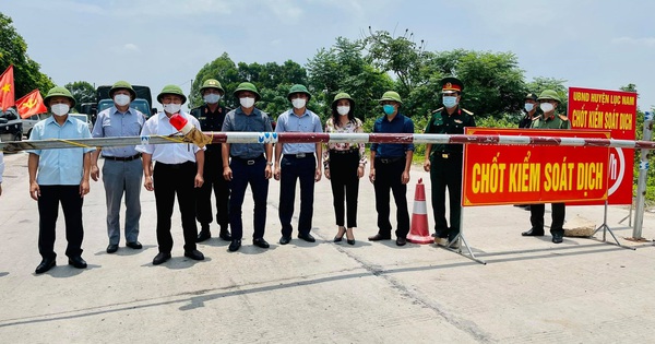 Bắc Giang chuyển từ cách ly sang giãn cách xã hội với Lục Nam và Yên Thế