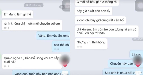 Sắp cưới, vợ cũ của chồng nhắn tin động trời ‘Rất mong em bỏ đứa bé vì chị cũng đang mang thai’ và tuyên bố cực gắt của mẹ chồng