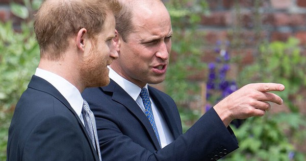 Khoảnh khắc tuyệt đẹp của Hoàng tử William và Harry trong lễ khánh thành tượng Công nương Diana - Vimarsana News