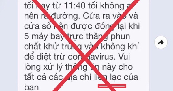 TP.HCM bác tin sử dụng 5 trực thăng phun khử trùng diệt virus Corona