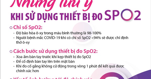 Nếu sử dụng thiết bị đo SpO2, bạn nhất định phải biết điều này