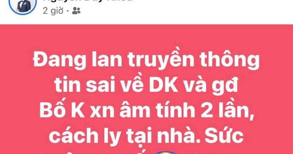 Ca sĩ Duy Khoa lên tiếng đính chính, phản bác thông tin đi lại nhiều nơi dù tiếp xúc với người thân nhiễm F0