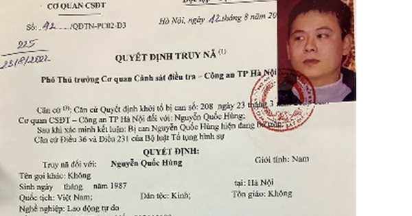Hà Nội: Truy nã đối tượng giết người