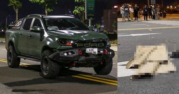 Vụ ô tô bán tải tông 3 người đi xe máy tử vong ở Đà Nẵng: Bắt khẩn cấp tài xế
