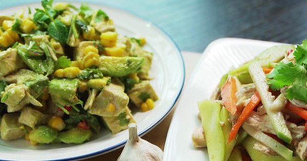 Các món salad giảm cân đa phần là salad rau củ thanh đạm, vậy có thể kết hợp với ức gà được không? 
