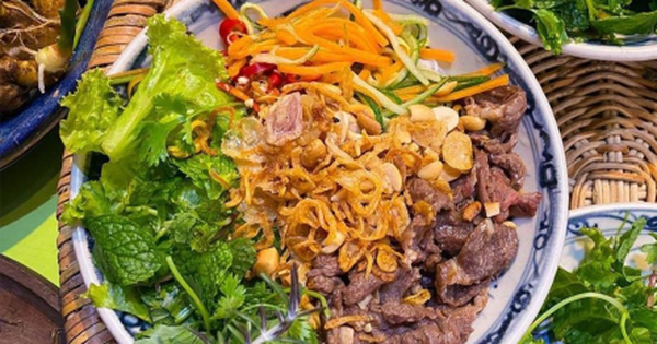 Bún bò Nam Bộ với mắm chua ngọt ngon khó cưỡng cho những ngày ‘chán cơm’