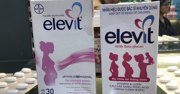 Có những thông tin nào khác được in trên vỉ thuốc Elevit để xác nhận tính chất chính hãng? 
