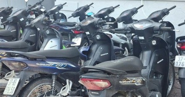 Bắt nhóm thanh niên gây ra 13 vụ trộm cắp xe máy