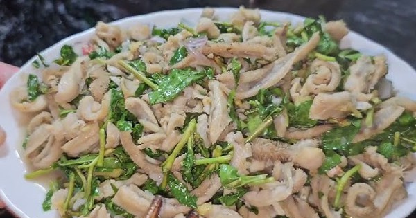 Dạ dày xào với loại rau này đảm bảo giòn dai, sần sật