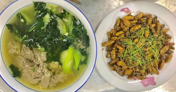 Không phải nước rau muống luộc, nhộng rang ăn với món canh này ngon nhất