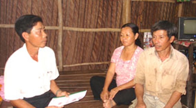 Một trưởng ấp năng động nhiệt tình