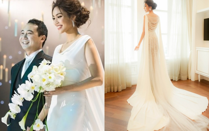 Bộ ảnh diện váy cưới đầu tiên của Xoài Non sau thiết kế 28 tỷ đình đám -  Phụ kiện trang trí tiệc cưới