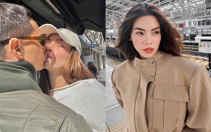 Tình tứ bên Kim Lý ở Paris, Hồ Ngọc Hà gây chú ý bởi làn da mộc mịn màng