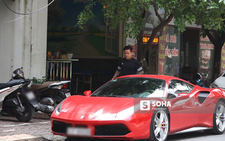 Ảnh siêu xe Ferrari 488 GTB phủ gốm của Tuấn Hưng