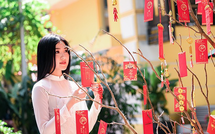 Áo dài - biểu tượng của vẻ đẹp truyền thống Việt Nam, với chất liệu lụa thô và hoa sen đính tinh tế. Hãy xem hình ảnh về áo dài và cảm nhận vẻ đẹp timeless của nó.