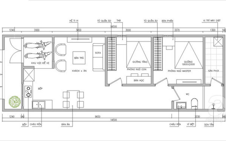 mặt bằng nhà cấp 4 có 3 phòng ngủ 8x14 Thiết kế nhà biệt thự phong thủy #48 mặt bằng nhà cấp 4 có 3 phòng ngủ 8x14 Thiết kế nhà biệt thự phong thủy