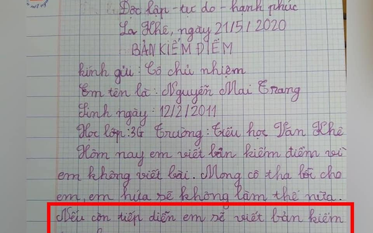 5. Các Cách Viết Bản Kiểm Điểm Không Thuộc Bài Tùy Theo Tình Huống