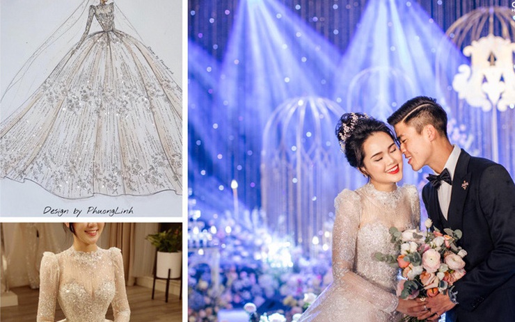 Lễ cưới của Phan Mạnh Quỳnh: Khánh Vy mặc váy gợi cảm