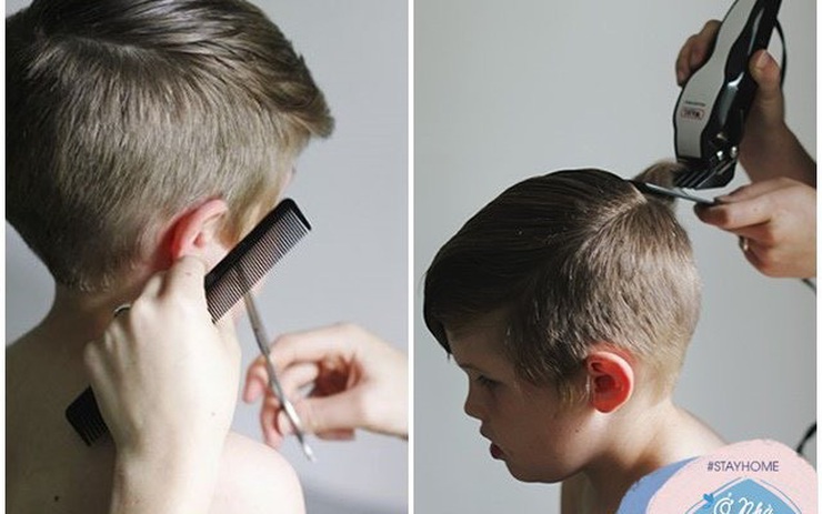 Hướng dẫn cha mẹ tự cắt tóc cho bé trai đơn giản tại nhà  QuanTriMangcom