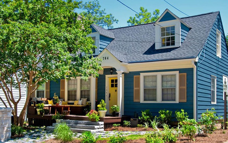 Upgrade Your Curb Appeal With Stunning White Farmhouse Cedar Shutters 