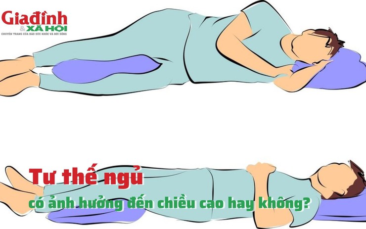 Tư thế ngủ có ảnh hưởng đến chiều cao hay không?