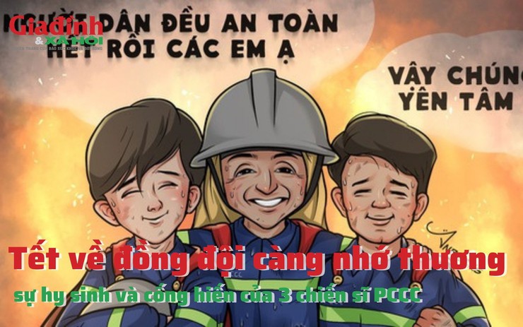Tết về, đồng đội càng nhớ thương sự hy sinh và cống hiến của 3 chiến sĩ PCCC 
